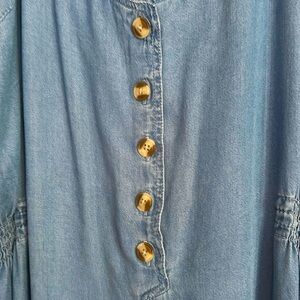 Denim blue color jumpsuit